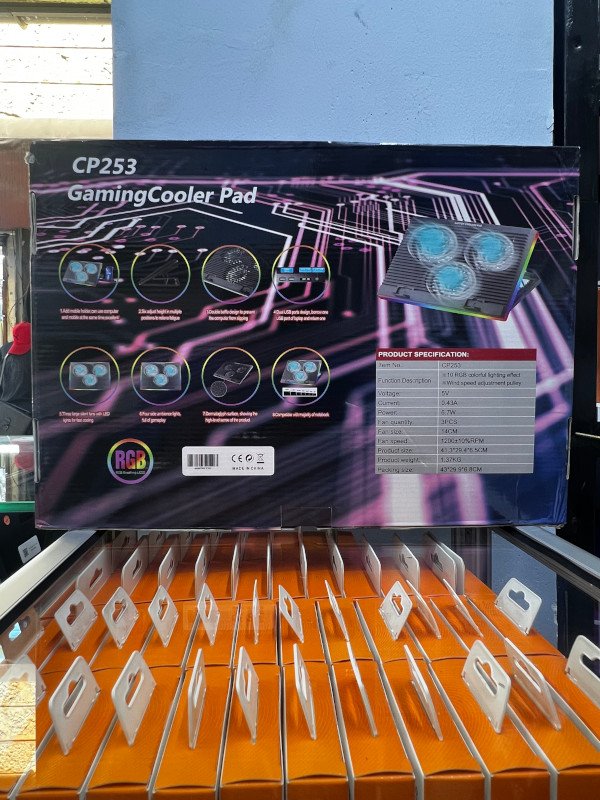 CP253 Gaming Cooler Pad back